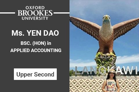 Yen Dao - BSc(Hon) - Upper Second Class