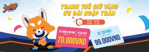 TRANH THỦ GIỜ VÀNG – ƯU ĐÃI NGẬP TRÀN CHỈ CÓ TẠI JUMP ARENA CẦN THƠ