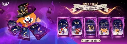 BLACK FRIDAY - VŨ TRỤ MÁCH DEAL - JUMP GỬI BẠN BẤT NGỜ