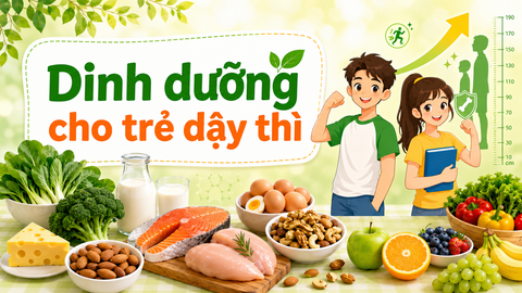 Chế Độ Dinh Dưỡng Cho Trẻ Dậy Thì Giúp Trẻ Cao Lớn, Khỏe Mạnh