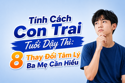 Con Trai Tuổi Dậy Thì Thay Đổi Ra Sao? Dấu Hiệu & Cách Đồng Hành
