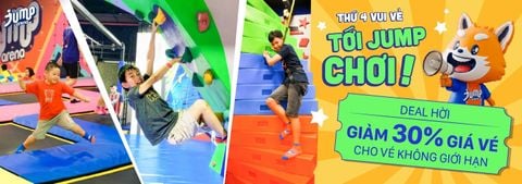 Giữa Tuần Chơi Chất - Giảm 30% Vé Không Giới Hạn