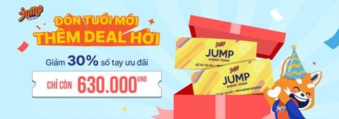 Đón Tuổi Mới, Thêm Deal Hời – Giảm 30% Sổ Tay Ưu Đãi Jump Arena Chỉ Còn 630.000 VNĐ