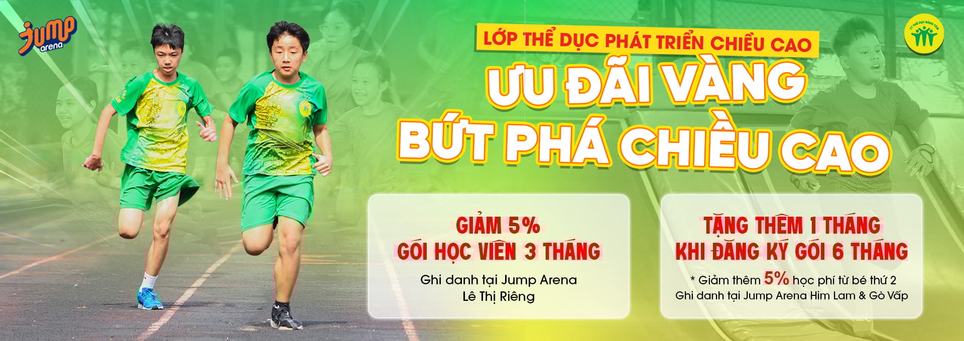 Lớp Thể Dục Phát Triển Chiều Cao