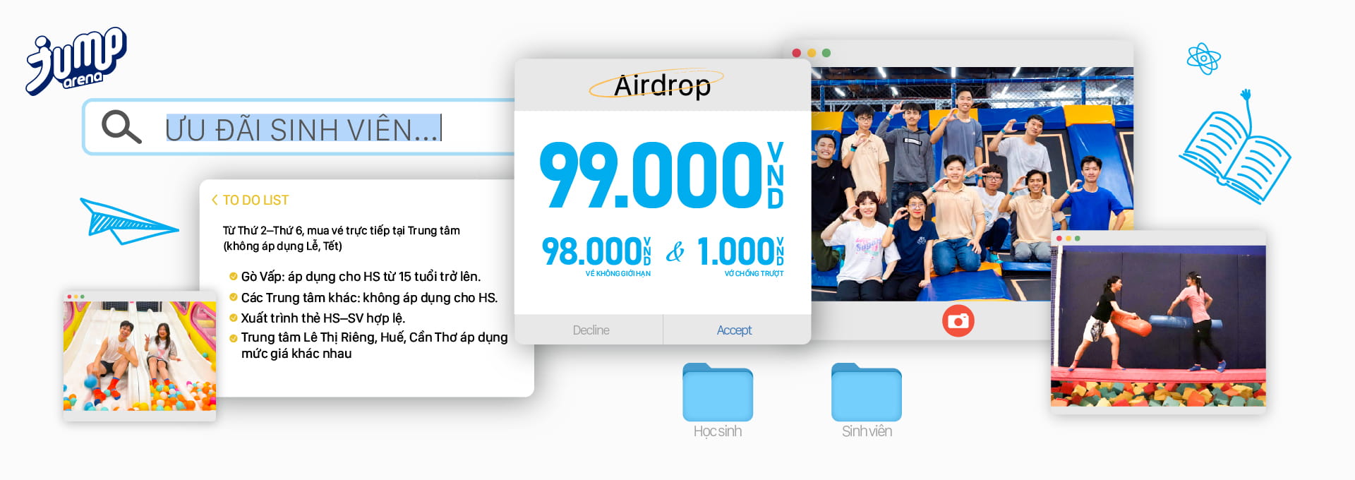 Ưu Đãi Học Sinh Sinh Viên - Chỉ 99K