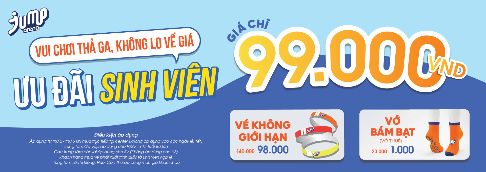Ưu Đãi Học Sinh Sinh Viên - Chỉ 99K