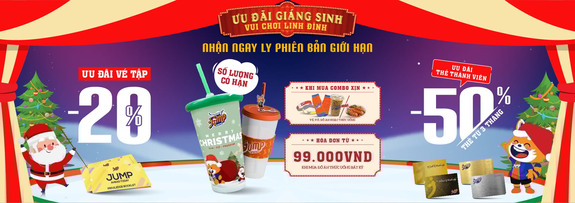 ƯU ĐÃI GIÁNG SINH - VUI CHƠI LINH ĐÌNH