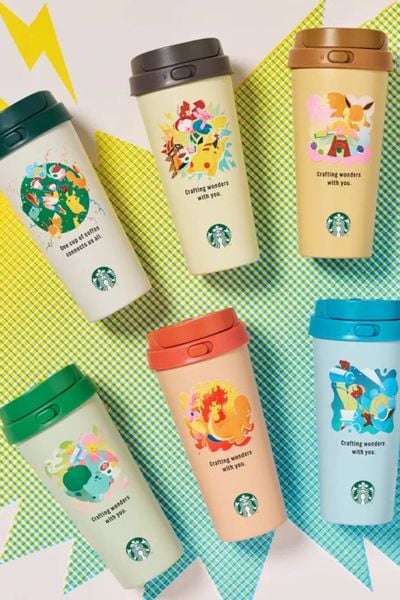 ‘Pokémon’ x Starbucks Nhật Bản Biến Hành Trình Cà Phê Thành Bộ Sưu Tập 41 Món