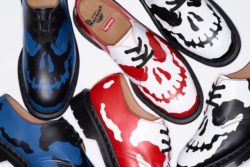 Collab Supreme x Dr. Martens Mùa Thu 2025