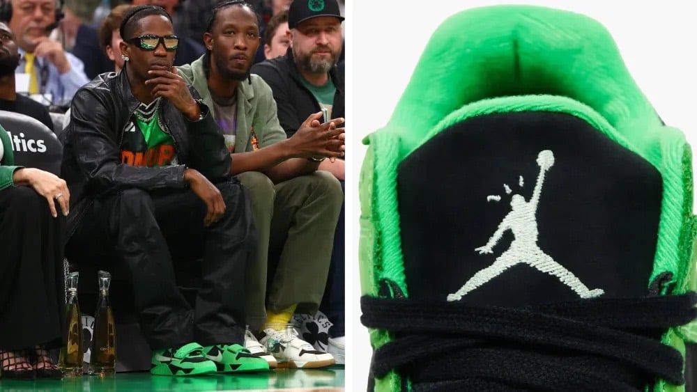 Travis Scott và Jordan Brand ra mắt Jordan Jumpman Jack phối màu “Green Spark”