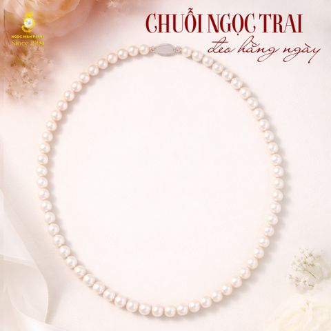 Chuỗi ngọc trai đeo hằng ngày – Thanh lịch nhưng không “đứng tuổi”
