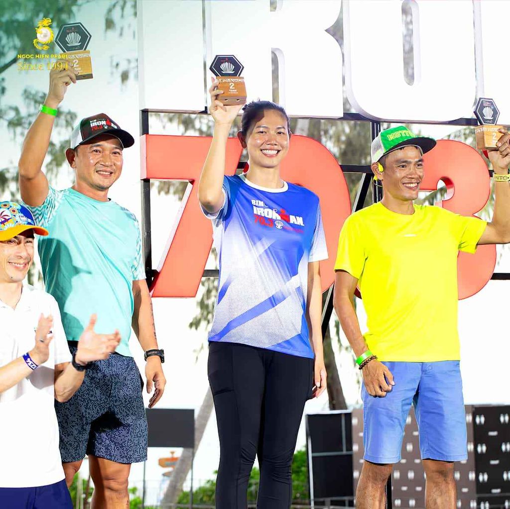 Ngoc Hien Pearl vinh danh những nhà vô địch  IRONMAN 70.3 PHU QUOC 2025