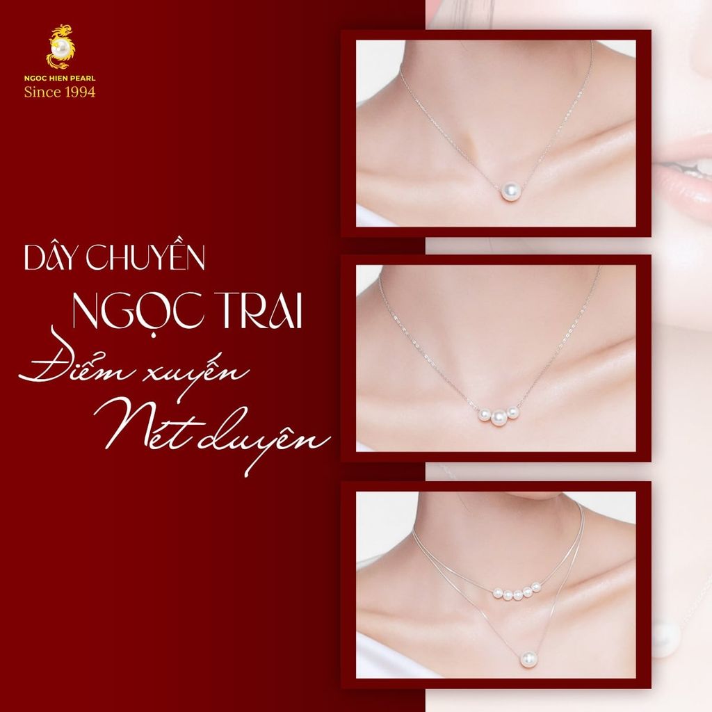Top 4 mẫu dây chuyền ngọc trai đơn giản được yêu thích 2026