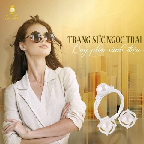 Ngọc trai cho outfit công sở lựa chọn tinh tế cho nàng hiện đại