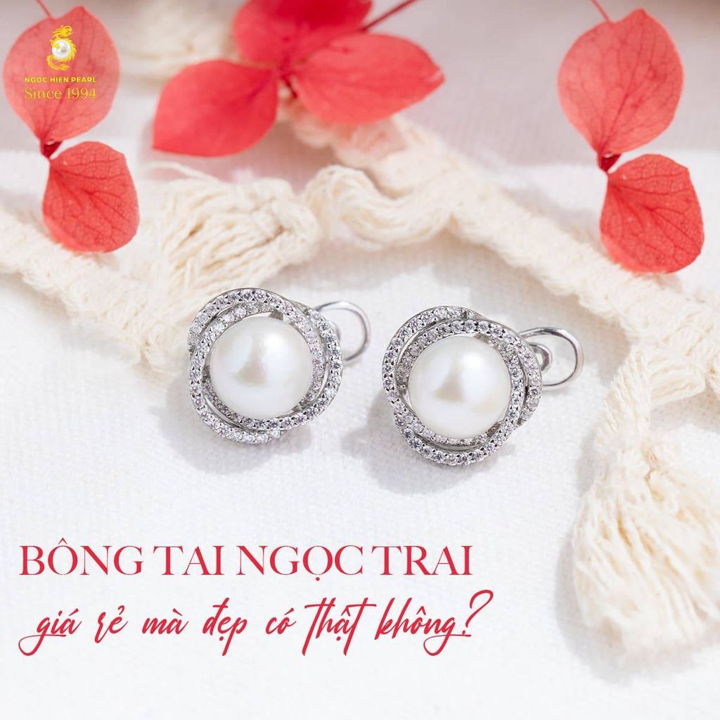 Bông tai ngọc trai giá rẻ mà đẹp có thật không?