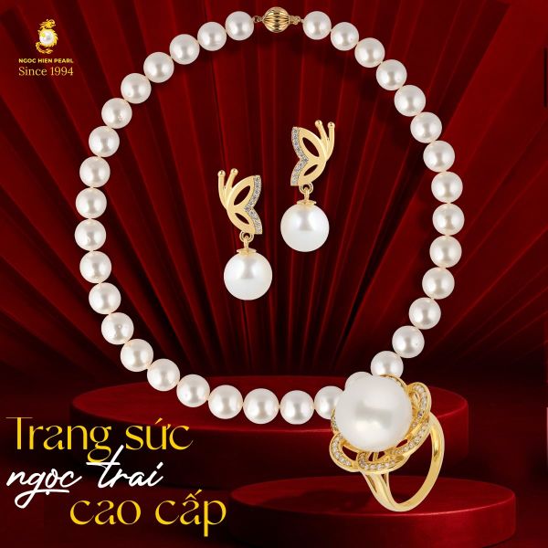 Trang sức ngọc trai cao cấp thể hiện phong thái sang trọng