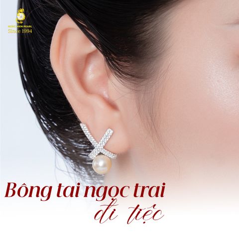 Bông tai ngọc trai đi tiệc – Điểm nhấn thanh lịch cho mọi buổi dạ tiệc