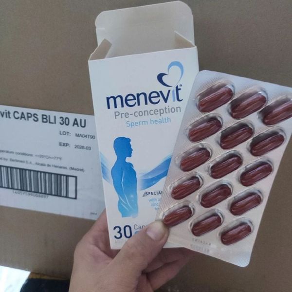 Menevit 30 viên Úc mẫu mới dạng vỉ