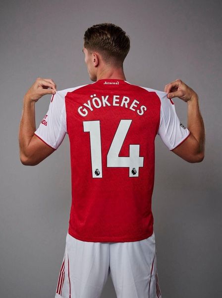（14 番 GYÖKERES）2025 年アーセナルユニフォーム L 14 番 GYÖKERES）2025 年アーセナルユニフォーム L 14 番