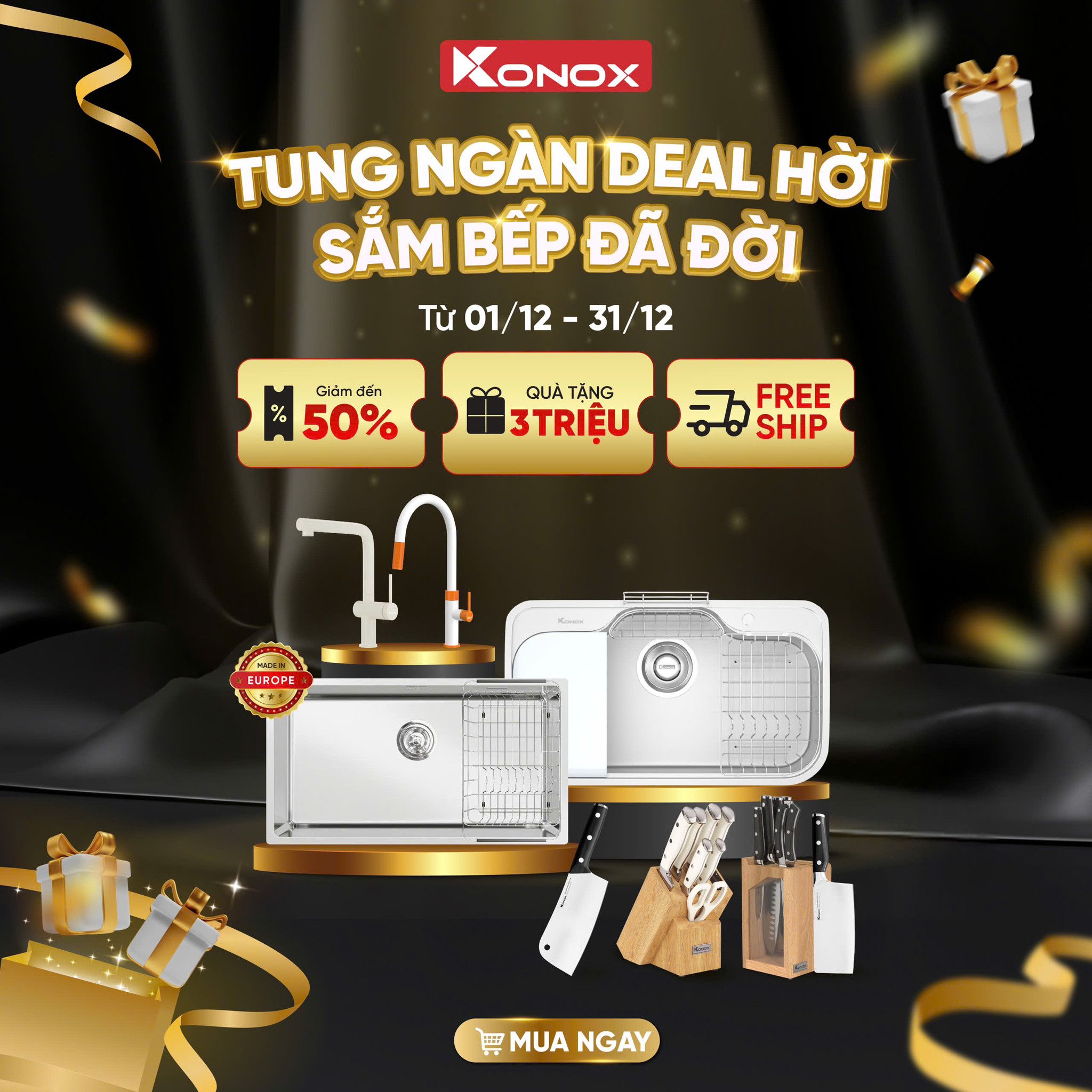 [THÁNG 12] KONOX KỈ NIỆM 8 NĂM VỮNG BƯỚC KIẾN TẠO BẾP VIỆT