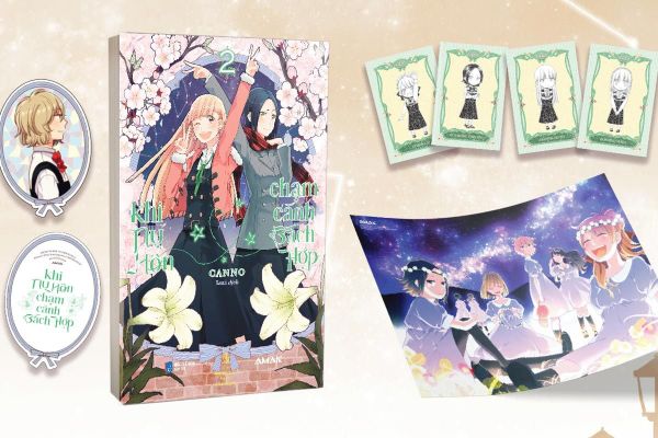 Manga GL Khi Nụ Hôn Chạm Cánh Bách Hợp Tập 2 Có Gì Đặc Biệt?