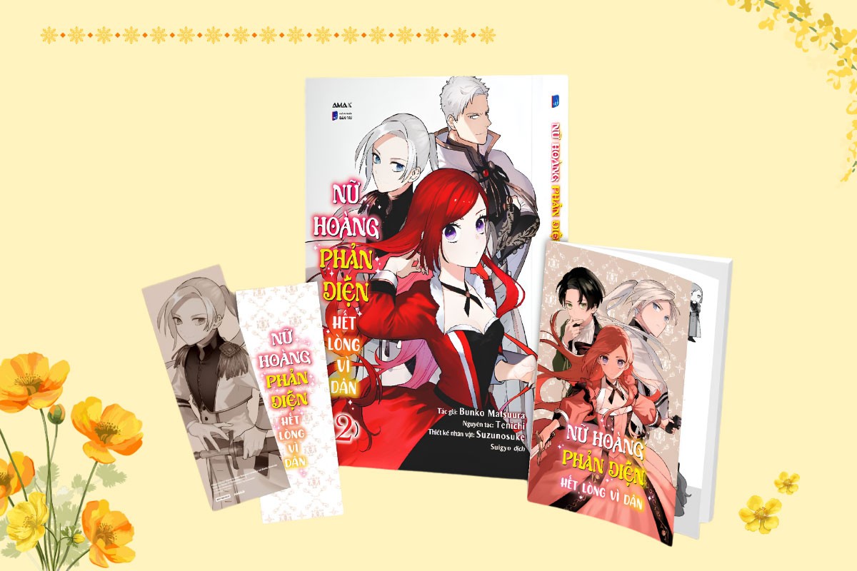 Manga Ăn Khách “Nữ Hoàng Phản Diện Hết Lòng Vì Dân” Ra Mắt Tập 2
