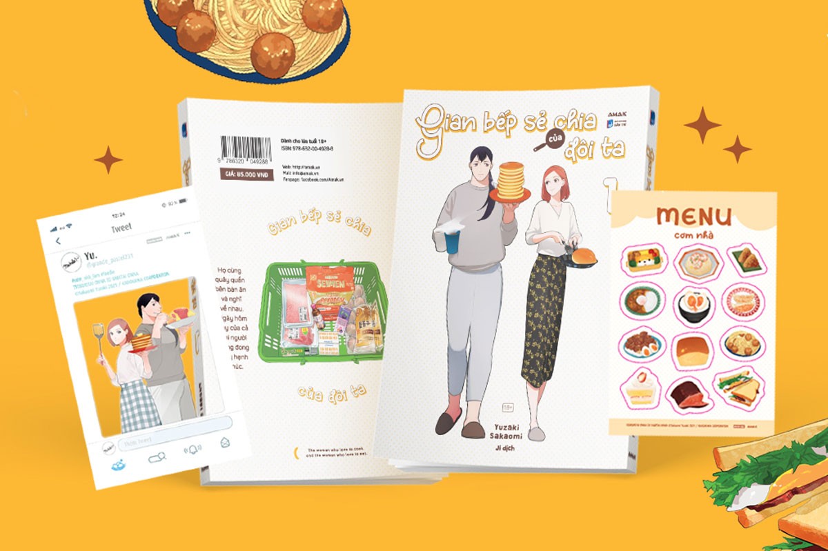 Review manga GL Gian Bếp Sẻ Chia Của Đôi Ta – Ấm áp như bữa cơm nhà