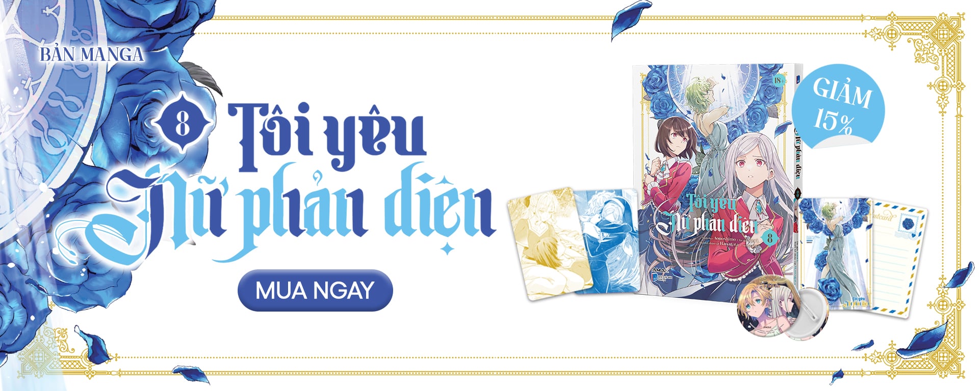 Tôi Yêu Nữ Phản Diện - Tập 8 - Manga