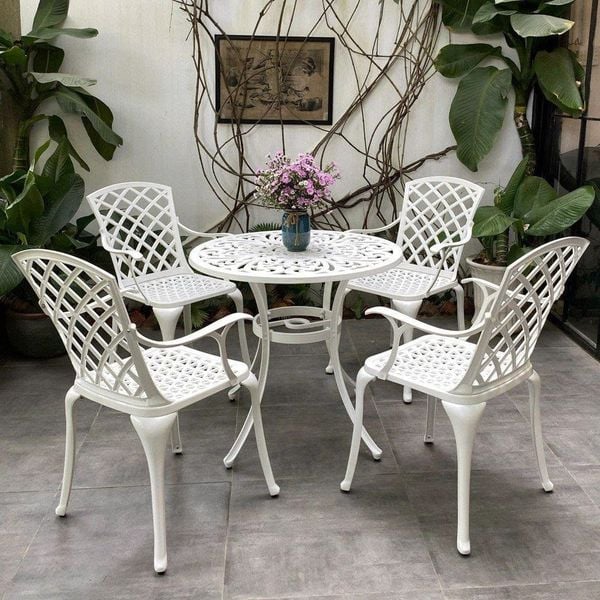 Top 5 Bàn Ghế Sân Thượng Dễ Vệ Sinh, Ít Bảo Trì Cho Gia Đình bận Rộn