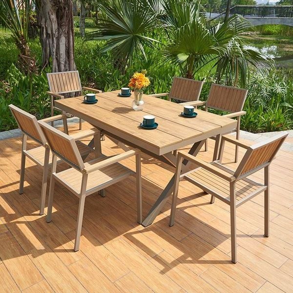 Bộ bàn ghế polywood
