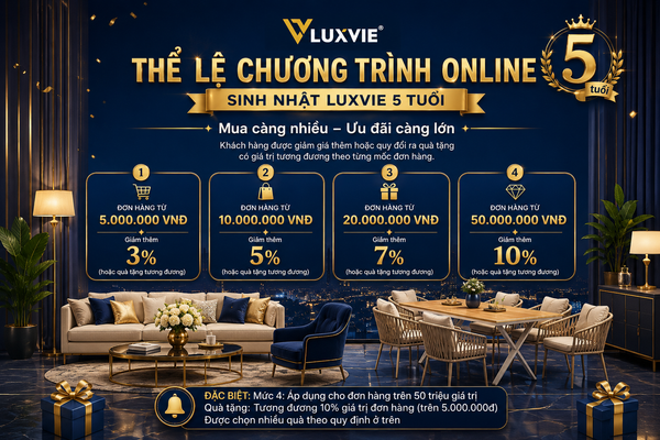 Chương trình sinh nhật Luxvie