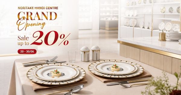GRAND OPENING | Tuần lễ khai trương - Sale 20% off các BST sứ phiên bản giới hạn