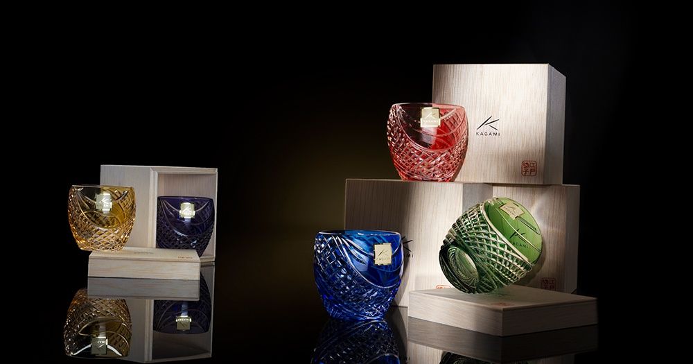 Nhấm nháp hương vị Nhật Bản với ly uống rượu sake pha lê Kagami