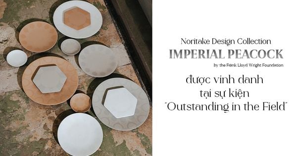 BST “IMPERIAL PEACOCK by the Frank Lloyd Wright Foundation” của Noritake Design Collection được vinh danh tại sự kiện “Outstanding in the Field”