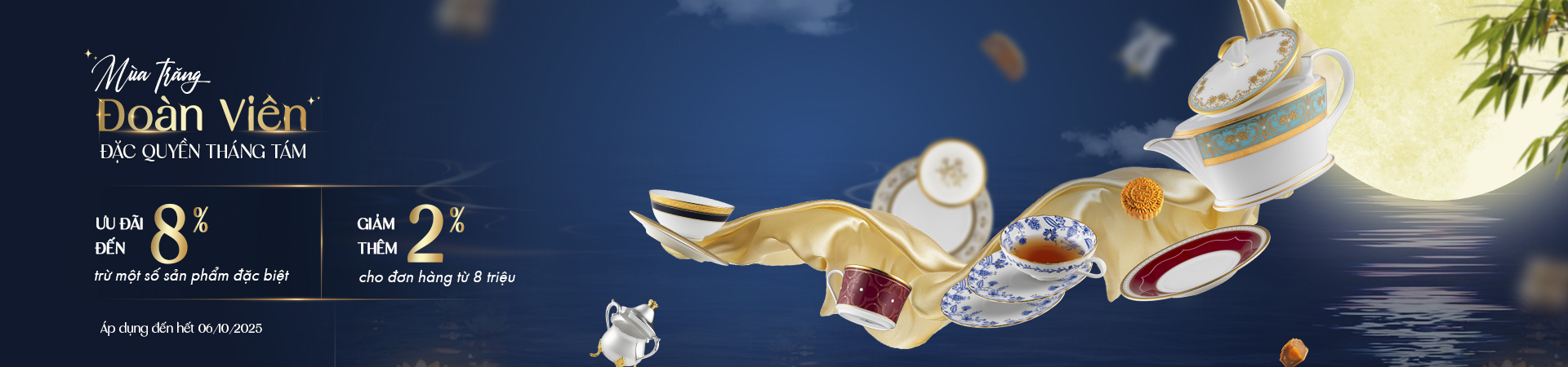 MÙA TRĂNG ĐOÀN VIÊN - ĐẶC QUYỀN ƯU ĐÃI | Ưu đãi nhân đôi khi mua từ 8 triệu