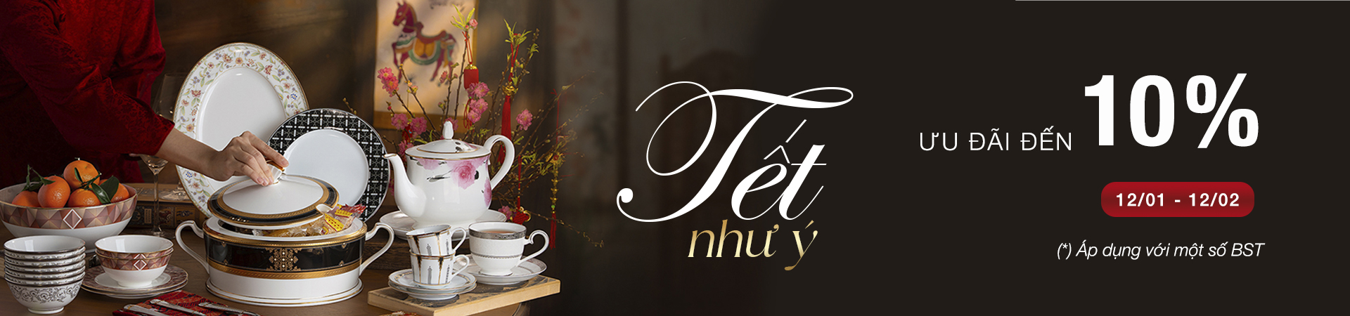 Tết Như Ý – Ưu Đãi Lên Đến 10%