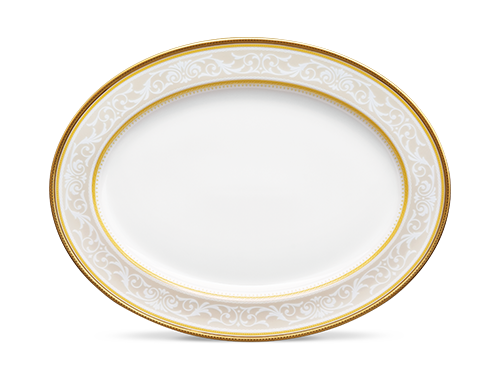 Đĩa Oval d&agrave;i (MD) d&agrave;i 34,5cm