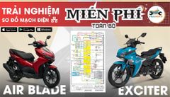 Tra cứu miễn phí mạch điện màu hai dòng xe 