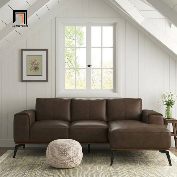 sofa góc, sofa l, sofa góc l da công nghiệp, sofa góc sang trọng, bộ ghế sofa góc hiện đại, sofa góc 2m3 x 1m6, sofa góc đẹp