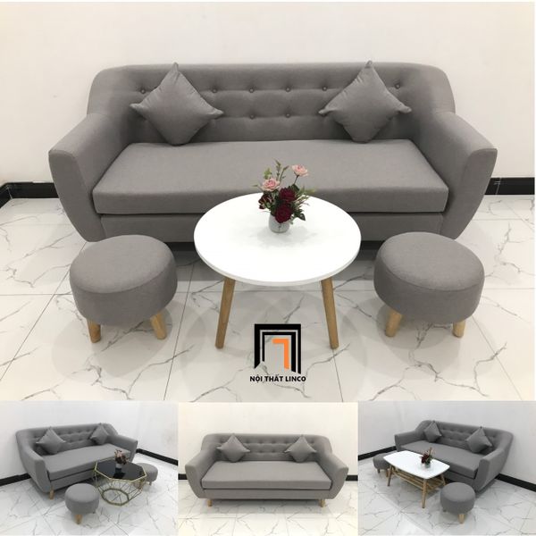 sofa, bộ ghế sofa, sofa băng, sofa văng xám đậm, bộ ghế sofa giá rẻ, sofa băng 1m9, ghế sofa chung cư