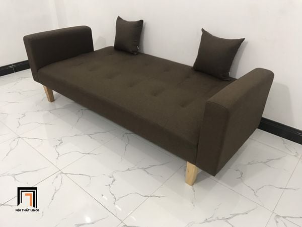 sofa, ghế sofa, sofa giá rẻ, bộ ghế sofa giường 2m, sofa màu nâu đậm, set ghế sofa gia đình, sofa nhỏ gọn