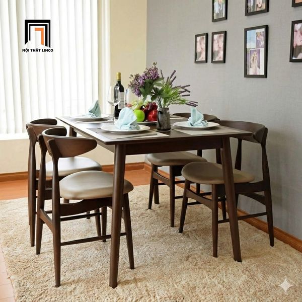 bàn ăn, bộ bàn ăn 4 ghế ngồi, bàn ghế ăn phòng bếp gia đình, set bàn ăn 1m2 phòng bếp nhỏ gọn