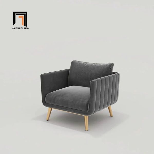 sofa, ghế sofa, sofa đơn, sofa đơn sang trọng, sofa đơn hiện đại, ghế sofa đơn vải nhung, sofa đơn phòng khách