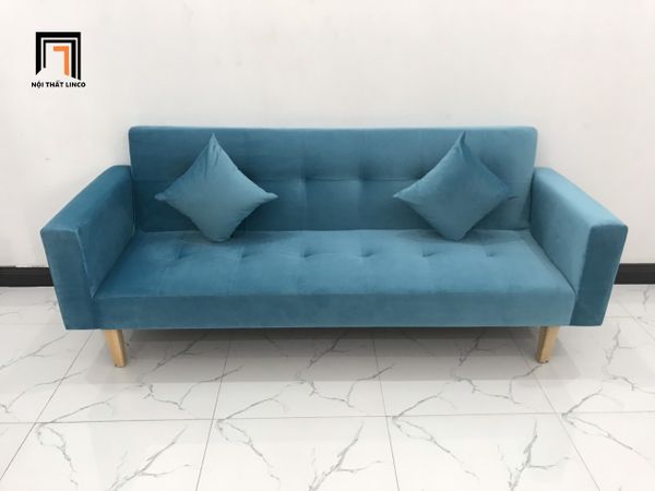 sofa, ghế sofa, bộ ghế sofa giường, sofa giá rẻ, sofa giường nằm 2m, sofa giường màu xanh dương, set ghế sofa gia đình