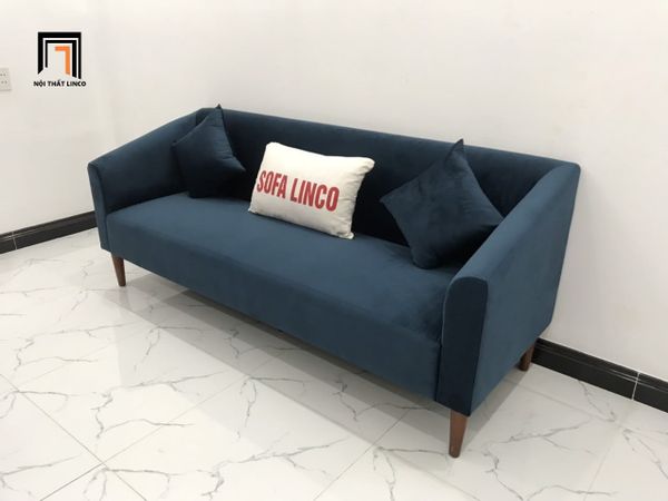 sofa, ghế sofa, bộ ghế sofa băng, bộ ghế sofa văng, sofa băng xanh đậm, sofa băng vải nhung mềm dài 1m9, sofa giá rẻ
