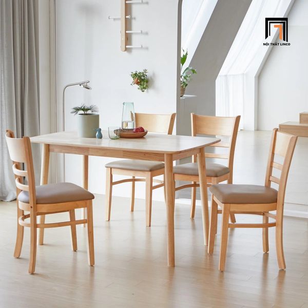 bàn ăn, bộ bàn ăn 4 ghế, bàn ghế ăn gỗ cao su, set bàn ăn giá rẻ, bộ bàn ăn chung cư, bàn ghế ăn nhà bếp nhỏ gọn