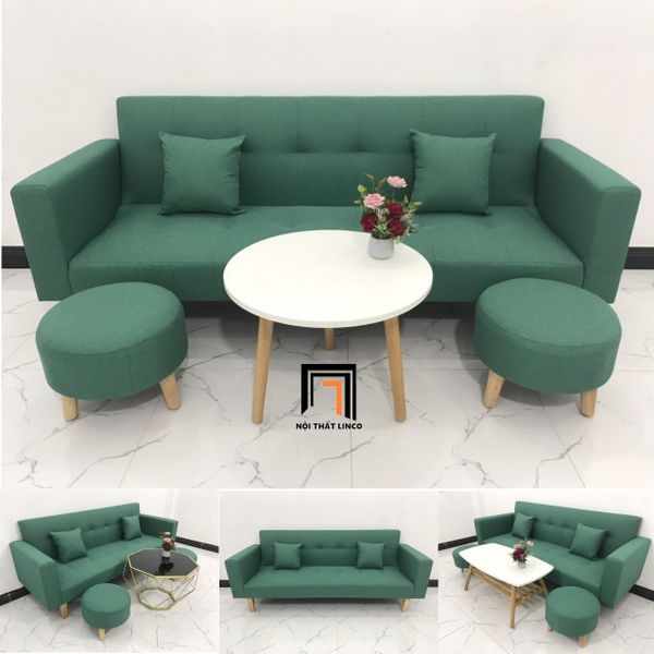 sofa, ghế sofa, bộ ghế sofa giá rẻ, sofa giường, sofa bed, bộ ghế sofa xanh ngọc, sofa giường 2m