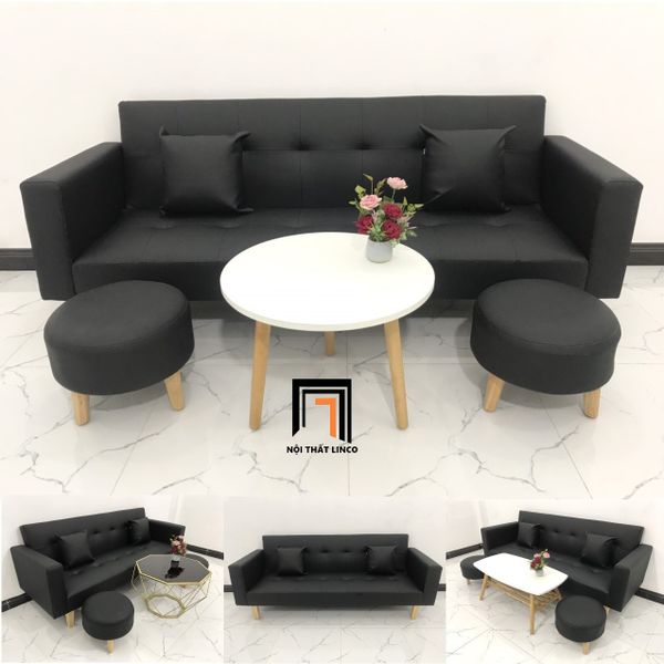 sofa, ghế sofa, bộ ghế sofa da, sofa da công nghiệp, sofa da màu đen, sofa giường, sofa bed, sofa da 2m