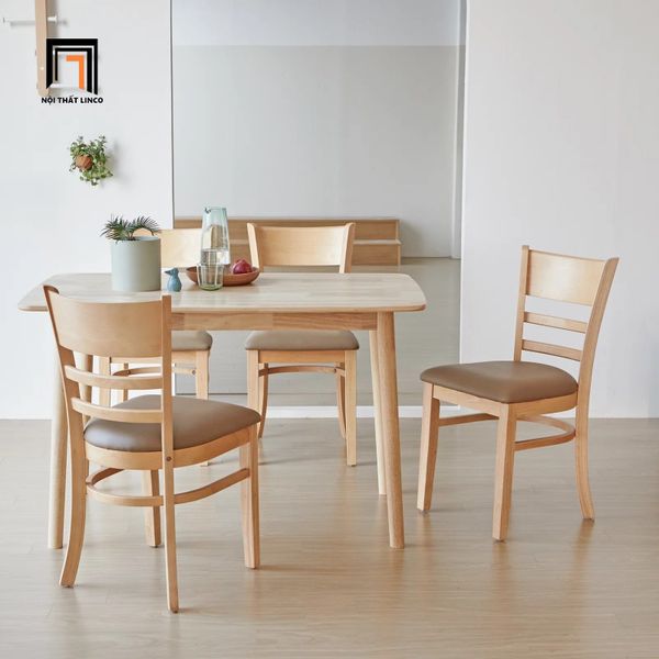 bàn ăn, bộ bàn ăn 4 ghế, bàn ghế ăn gỗ cao su, set bàn ăn giá rẻ, bộ bàn ăn chung cư, bàn ghế ăn nhà bếp nhỏ gọn