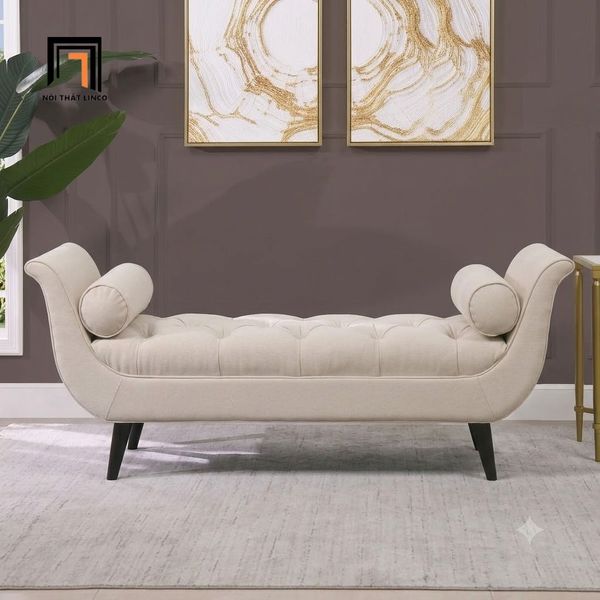 sofa, ghế sofa, đôn sofa vải nỉ, sofa bench kiểu dáng châu Âu